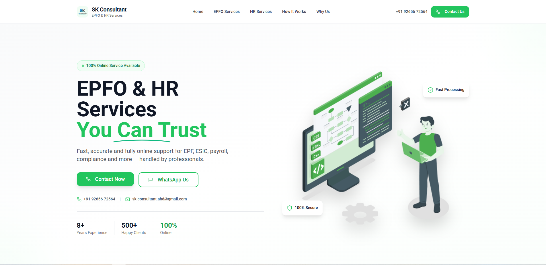 SK Consultant — live preview